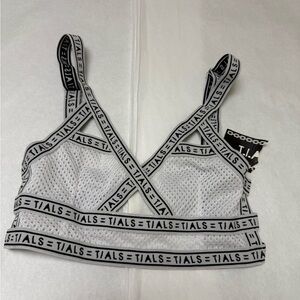 NwT🔥This Is A Love Song/Tials Bondage Bra in white🔥